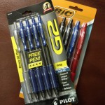 pilot gel pens