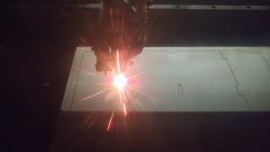 80w CO2 Laser in use